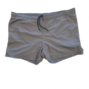 Lands End Grey Lined Swim Shorts Size XXL